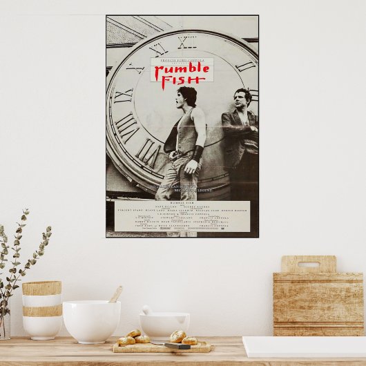 Poster Rumble Fish 1983 (Cuisine)