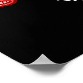 Poster Rumble Funny Stomach Pun Dark BG (Coin)