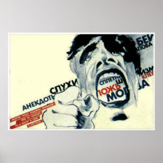 Poster Rumeurs, Mensonges, Histoires, Parler