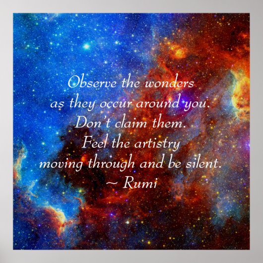 Poster Rumi Les merveilles (Devant)