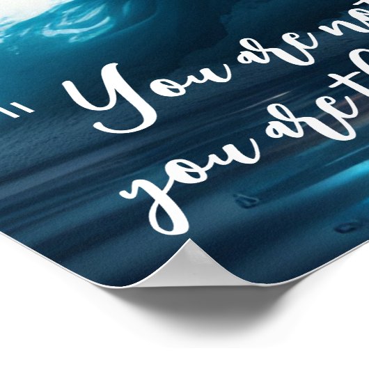 Poster Rumi Ocean Quote Dreamscape (Coin)