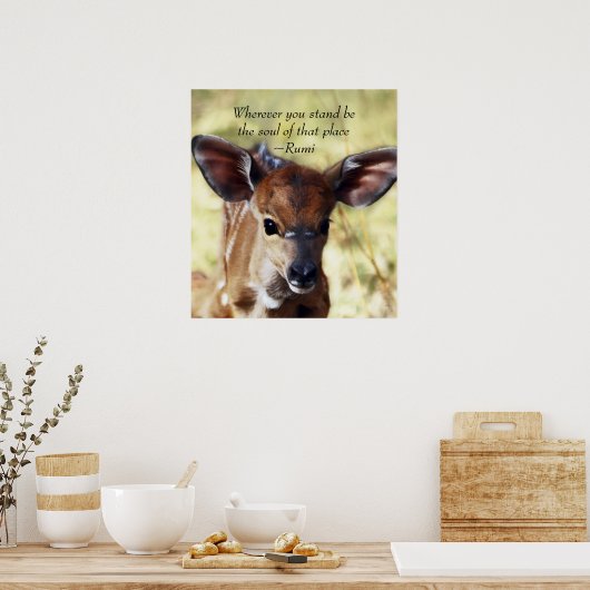 Poster Rumi Où que vous soyez (Cuisine)