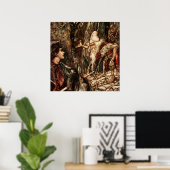 Poster “Rumpelstiltskin” Illustrations d'Arthur Rackham (Bureau à domicile)
