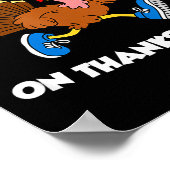 Poster Run Like A Turkey On Thanksgiving Funny Trot (Coin)