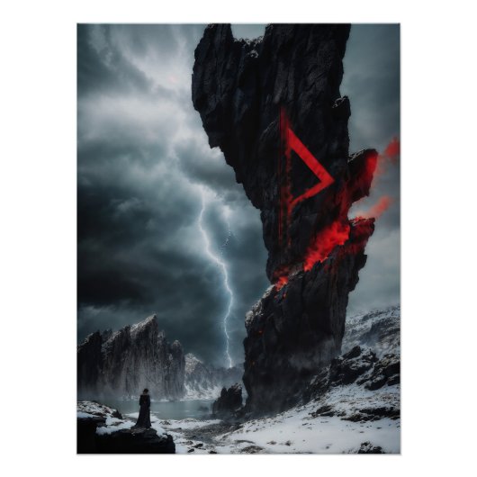 Poster Rune Thurisaz (Devant)