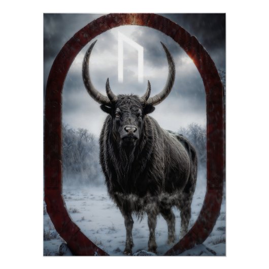 Poster Rune Uruz (Devant)