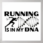 Poster Running Est Dans Mon ADN (Devant)