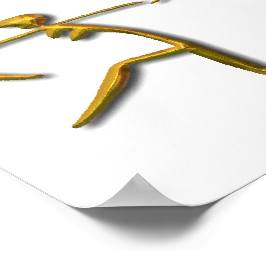 Poster Running Femmes or (Coin)