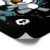 Poster Running From My Dark Thoughts Funny Raccoon Hallow (Coin)