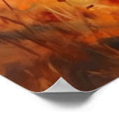 Poster Running Horse in Autumn (Coin)