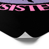 Poster Running Mindset - Citation d'endurance de la fille (Coin)