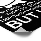 Poster Running Motivation Turtle  (Coin)