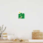 Poster Running Outdoors (Cuisine)