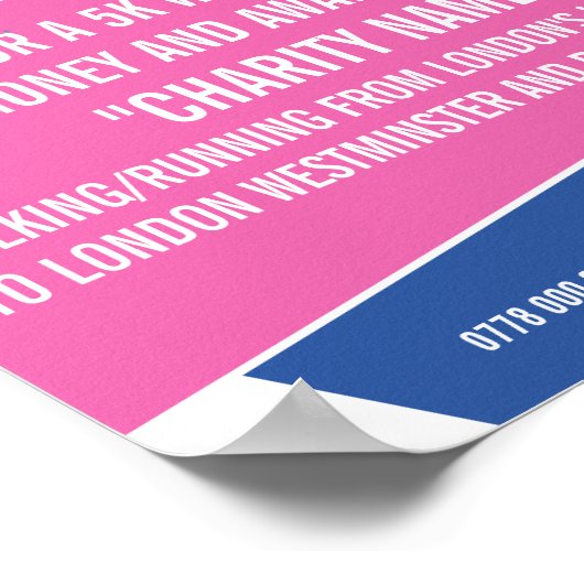 Poster Running Shoe, Charity Run-Walk-a-Thon Event (Coin)