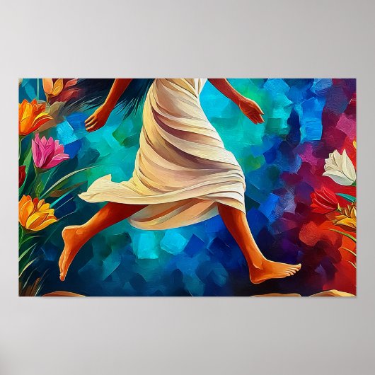 Poster Running to Tell the Good News (Devant)