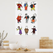 Poster Rupert Bear et ses amis (Cuisine)