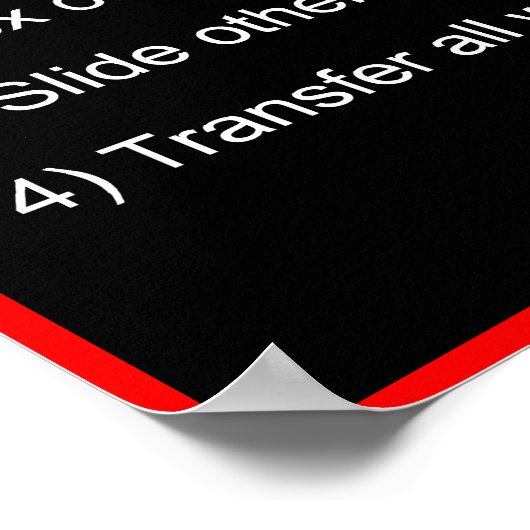 Poster rupture (Coin)