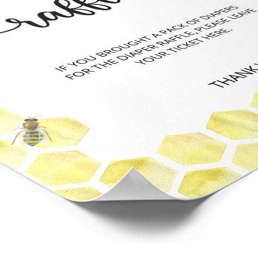 Poster Rupture de la couche d'abeille (Coin)