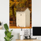 Poster Rural - Outhouse - When nature calls (Bureau à domicile)