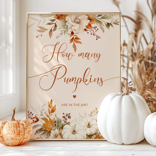 Poster Russe automne devine combien de baby showers citro