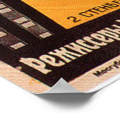 Poster russe avant-gardiste (Coin)