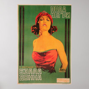 Poster russe avant-gardiste