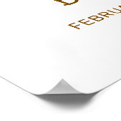 Poster Russe Boho Western Cowboy Baby shower Bienvenue (Coin)