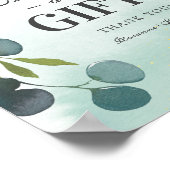 Poster Russe Eucalyptus Cadeaux et Cartes Mariage (Coin)