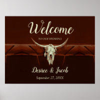 Russe Mariage Bull Skull Brown Pays Ouest
