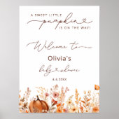 Poster Russe Petit Citrouille Automne Accueil (Devant)