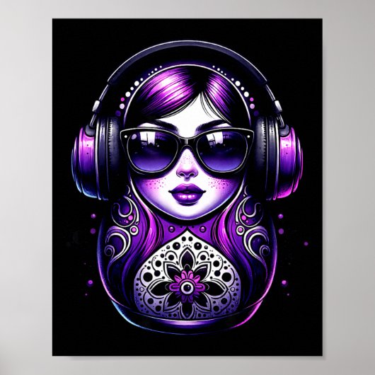 Poster Russian Matryoshka Music Russia Russian Matryoshka (Devant)