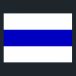 Poster russianti anti war<br><div class="desc">russian anti war flag blue line solidarité</div>