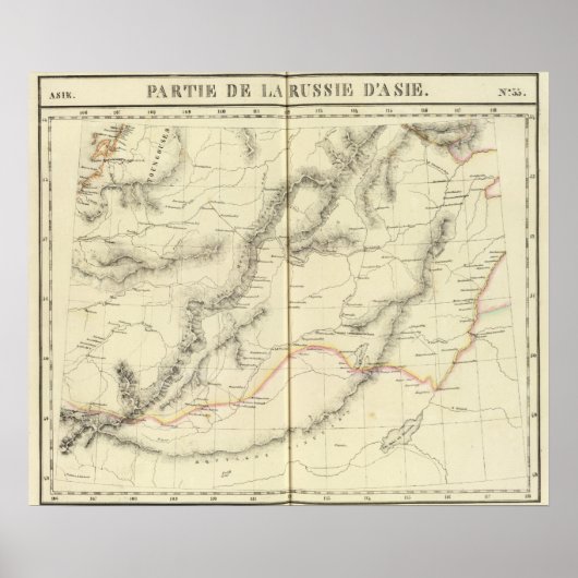 Poster Russie asiatique, Asie 33 (Devant)