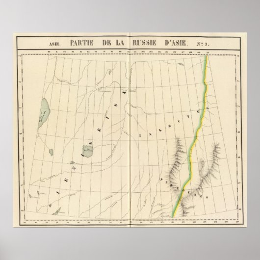 Poster Russie asiatique, Asie 7 (Devant)