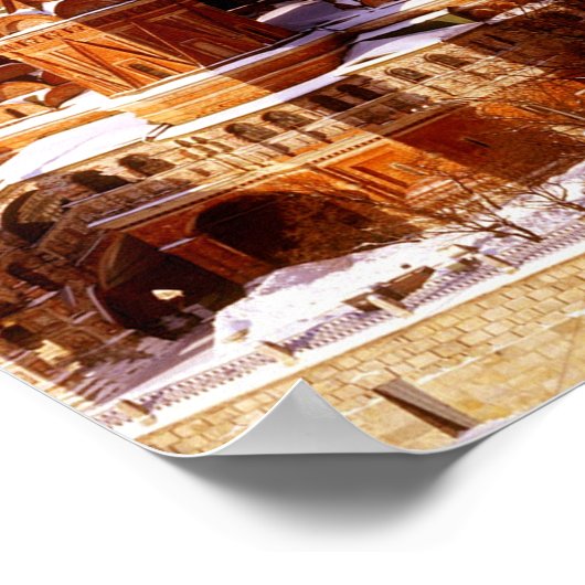 Poster Russie capitale Moscou Kremlin (Coin)