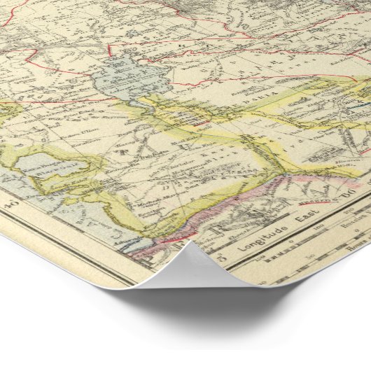 Poster Russie en Asie (Coin)