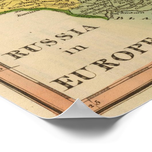 Poster Russie en Europe 4 (Coin)