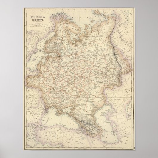 Poster Russie et Europe (Devant)