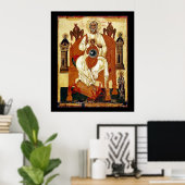 Poster Russie Jésus Art Nouveau (Bureau à domicile)