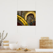 Poster Russie, Moscou, Carré rouge. Notre-Dame de Kazan (Cuisine)