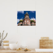 Poster Russie, Moscou, Carré rouge. St Basil's 2 (Cuisine)