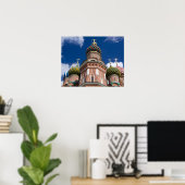 Poster Russie, Moscou, place Rouge. St. Basil's 2 (Bureau à domicile)