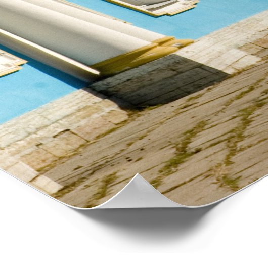 Poster Russie, Pouchkine. Partie du Palais Catherine. (Coin)