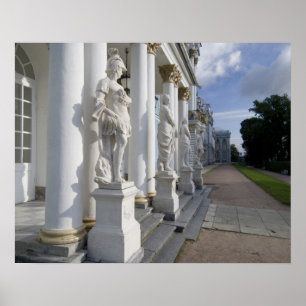 Poster Russie, Saint-Pétersbourg, Palais de Catherine (ak