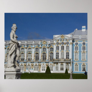 Poster Russie, Saint-Pétersbourg, Palais de Catherine (au