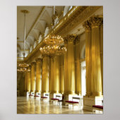 Poster Russie, Saint-Pétersbourg, Palais d'Hiver, Le (Devant)