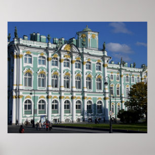Poster Russie, Saint-Pétersbourg, Palais d'Hiver, Le 2