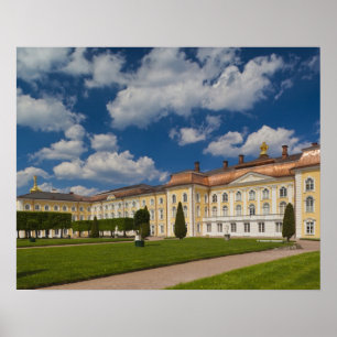 Poster Russie, Saint-Pétersbourg, Peterhof, Grand Palais