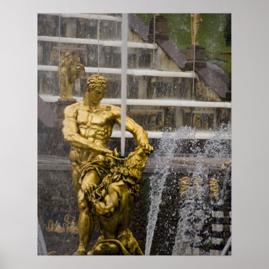 Poster Russie, Saint-Pétersbourg, Peterhoff (aussi connu  (Devant)