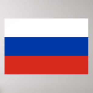 Poster Russische vlag (Rusland)